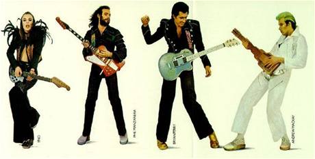 Roxy Music v roce 1972 (zleva Brian Eno, Phil Manzanera, Bryan Ferry, Andrew Mackay)