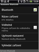 HTC Wildfire - uivatelsk prosted