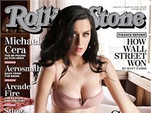 Americk zpvaka Katy Perryov na tituln stran asopisu Rolling Stone.