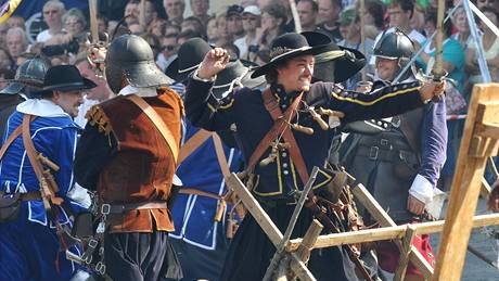 Do Brna se po 365 letech vrátili védové, Brané msto znovu ubránili (14. srpna 2010)