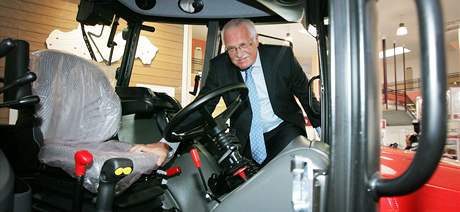 Prezident Václav Klaus dnes zahájil 37. roník mezinárodní výstavy Zem ivitelka 2010 v eských Budjovicích