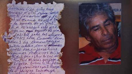 Dopis 63letho hornka Mria Gomze (25. srpna 2010)