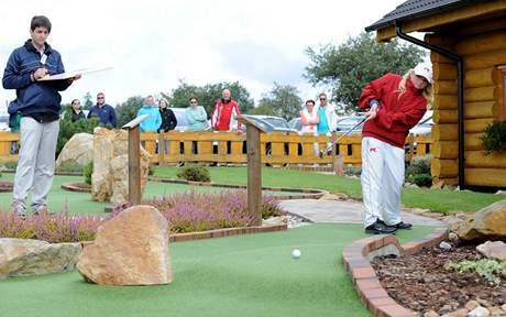 Czech Open 2010 v adventure golfu, Horn Bezdkov - Olivia Prokopov.