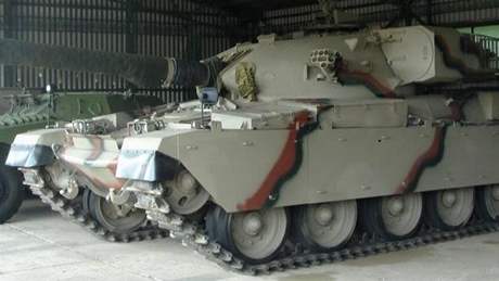 Jordánský tank Khálid - pvodn britský Chieftain
