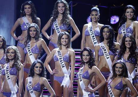 Finalistky soute Miss Universe vetn Jitky Vlkov z esk republiky