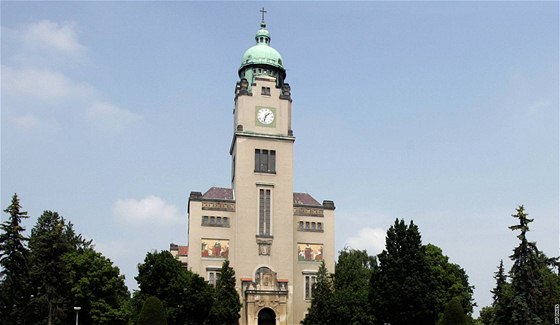 Kostel sv. Václava v areálu Psychiatrické léebny Bohnice. Ilustraní foto