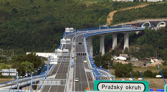 Pražský okruh mezi dálnicemi D1 a D5 bude otevřen 20. září.