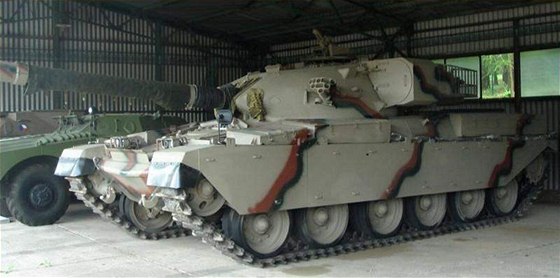 Jordánský tank Khálid - původně britský Chieftain