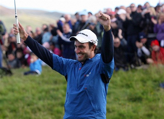 Edoardo Molinari získal v Gleneagles skvelým závrem druhý titul na European Tour i divoko kartu do evropského rydercupového týmu