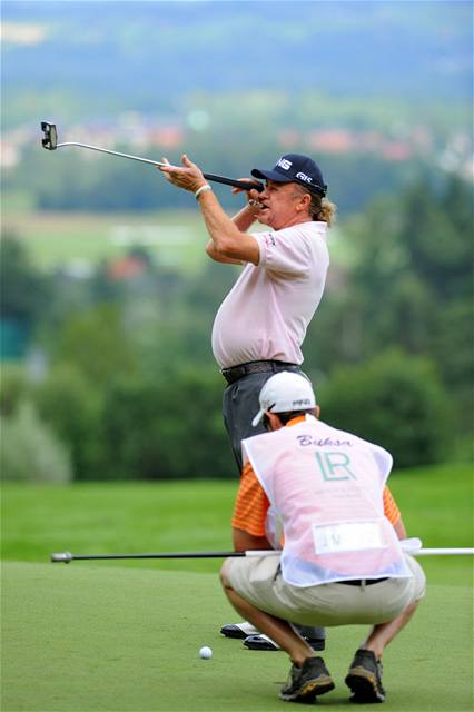 Momentka z golfovho Czech Open 2010 v eladn.