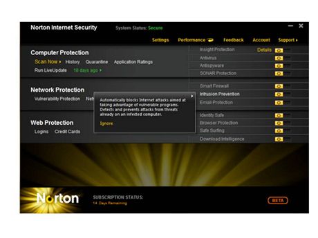 Norton Internet Security 2011 Beta