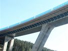 Praský okruh, pohled na most smr z Radotína do Slivence.