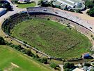 Ch�traj�c� fotbalov� stadion Za lu��nkami v Brn�. (25. srpna 2010)