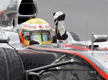 VTZ. Lewis Hamilton z McLarenu vyhrl Velkou cenu Belgie. Dky tomu se posunul do ela ampiontu formule 1.