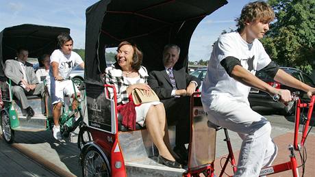 Livie Klausová nav�tívila veletrh Styl a Kabo v Brn� (25. srpen 2010)