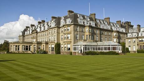 Gleneagles - tady se spolurozhodne o sloení evropského týmu pro Ryder Cup 2010.