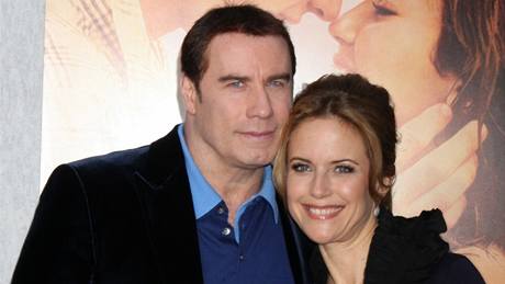 John Travolta s manelkou Kelly Prestonovou