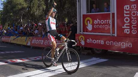 Philippe Gilbert, vítz 3. etapy cyklistické Vuelty