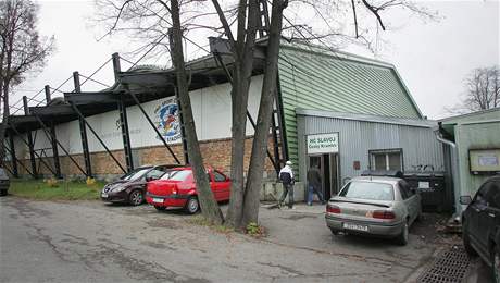 Zimní stadion v eském Krumlov. 