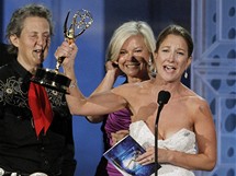 Producentka Emily Gerson Sainesov s cenou Emmy za nejlep televizn film Temple Grandin