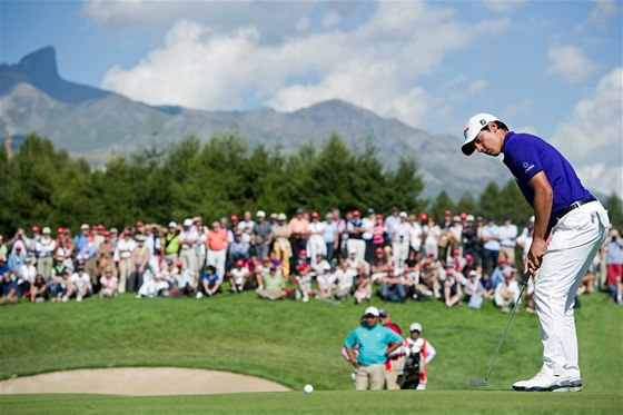 Matteo Manassero, druhé kolo European Masters 2010.