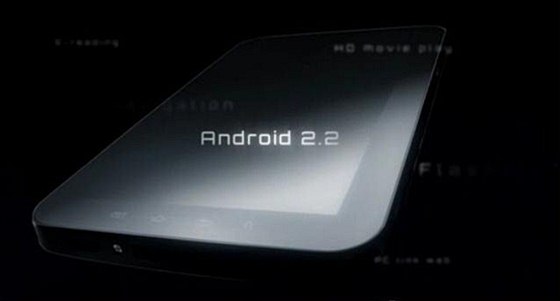 Samsung Galaxy Tab screenshot z oficiálního videa