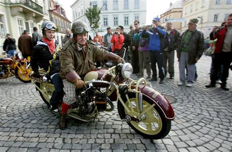 Nejdelší motorky světa Čechie - Böhmerland na srazu v Krásné Lípě