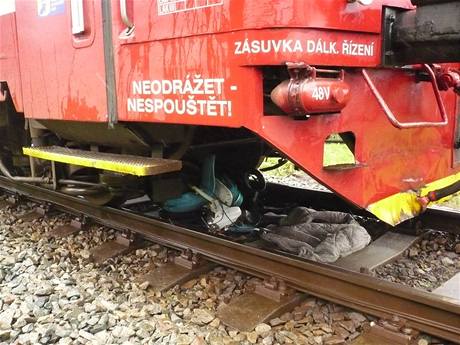 Železniční nehoda v Králíkách, pionýr pod vlakem