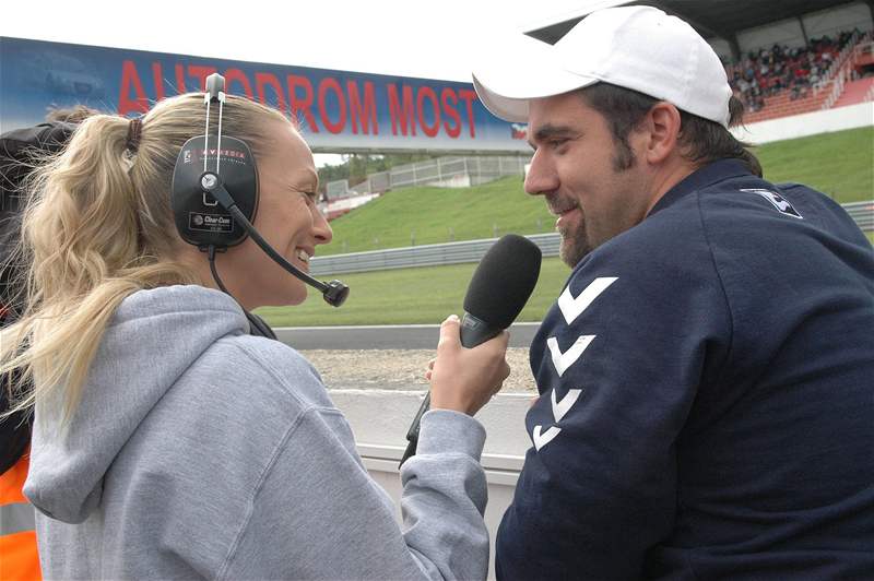 Martina Gavriely na mosteckém autodromu