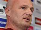 P�ED Z�PASEM S LITVOU. Tren�r �esk� fotbalov� reprezentace Michal B�lek.