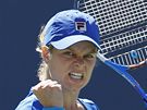 Kim Clijstersová z Belgie postoupila do tvrtfinále tenisového US Open.