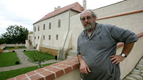 Kastelán Pavel Pila� na zámku Nový Hrad v Jimlín�