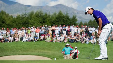 Matteo Manassero, druhé kolo European Masters 2010.
