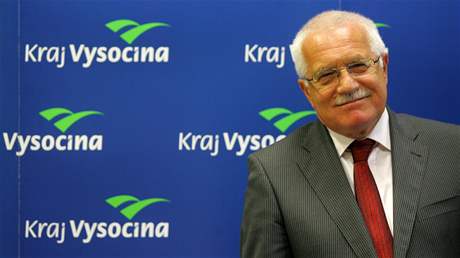 Tet den svho pobytu na Vysoin se prezident Vclav Klaus setkal s krajskmi zastupiteli. 