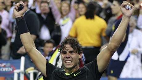 Rafael Nadal slaví triumf na US Open 2010