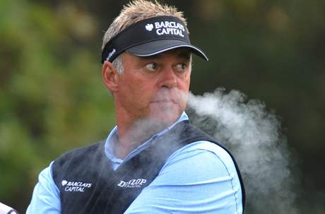 Darren Clarke, asistent evropskho kapitna pro Ryder Cup, na KLM Open 2010.