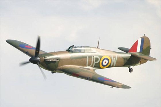 Letoun Hawker Hurricane s trupovým oznaením R4118