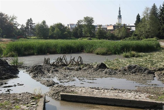 Revitalizace Olomouckého rybníka v Litovli by mla být dokonená letos v prosinci.