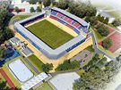 Studie pestavby stadionu ve truncovch sadech v Plzni na ryze fotbalov