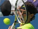 panlský tenista Rafael Nadal pi semifinále US Open.