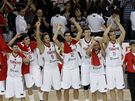 Turci se stíbrnými medailemi tleskají svým fanoukm