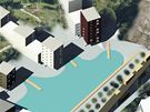 Návrh libereckého studenta architektury Jiího Nmeka na pemnu liberecké