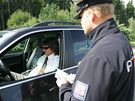 Ekonom Miroslav evík jel po D1 rychle, chytila ho policie (10.9. 2010)