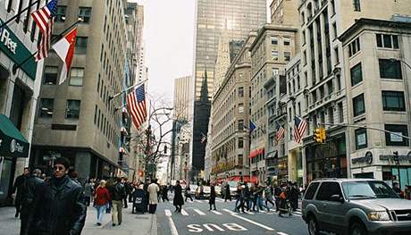 Pátá Avenue v New Yorku je ulicí s nejdraími nájmy na svt.