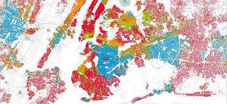 Etnická mapa New Yorku