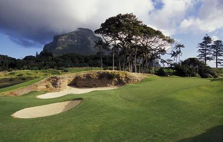 Golfov hit ve Walesu - Lord Howe Island Golf Course.