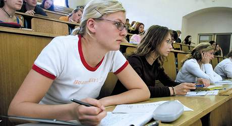 Studenti Západoeské univerzity v Plzni.