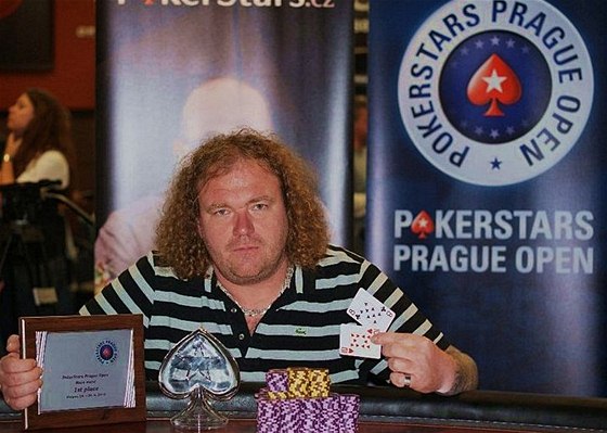 Vítz turnaje PokerStars Prague Open Oldich iml