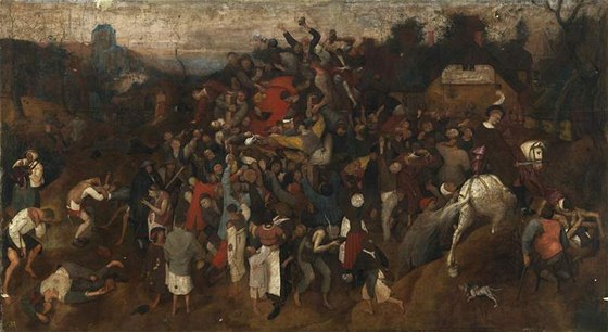 Pieter Bruegel: Víno na svátek svatého Martina