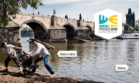 Konferenci WebExpo propagují osobnosti eské ICT scény, zde Adam Javrek a Petr Mára